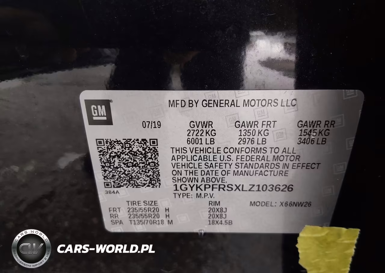 2020 Cadillac Xt6 Awd Premium Luxury VIN:1GYKPFRSXLZ103626 - 9