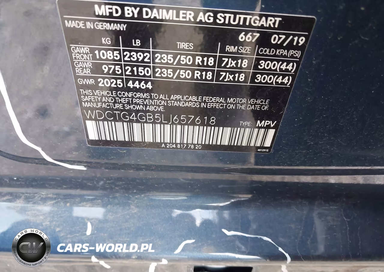 2020 Mercedes-Benz Gla 250 4Matic VIN:WDCTG4GB5LJ657618 - 9