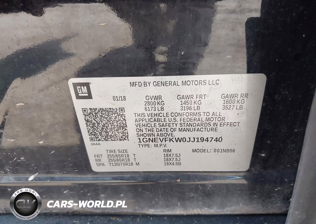2018 Chevrolet Traverse Ls VIN:1GNEVFKW0JJ194740 - 9