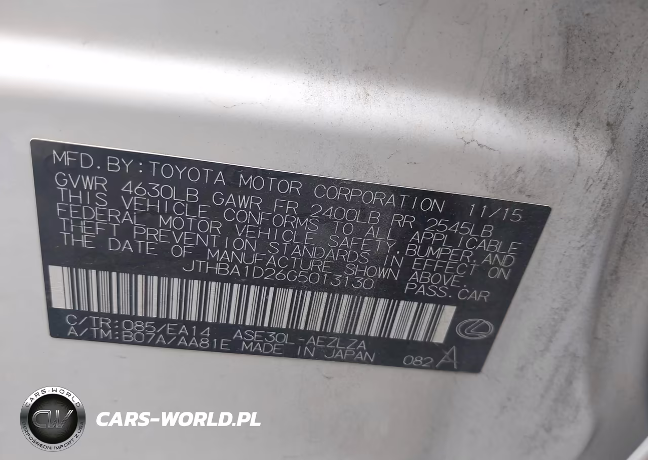 2016 Lexus Is 200T VIN:JTHBA1D26G5013130 - 9