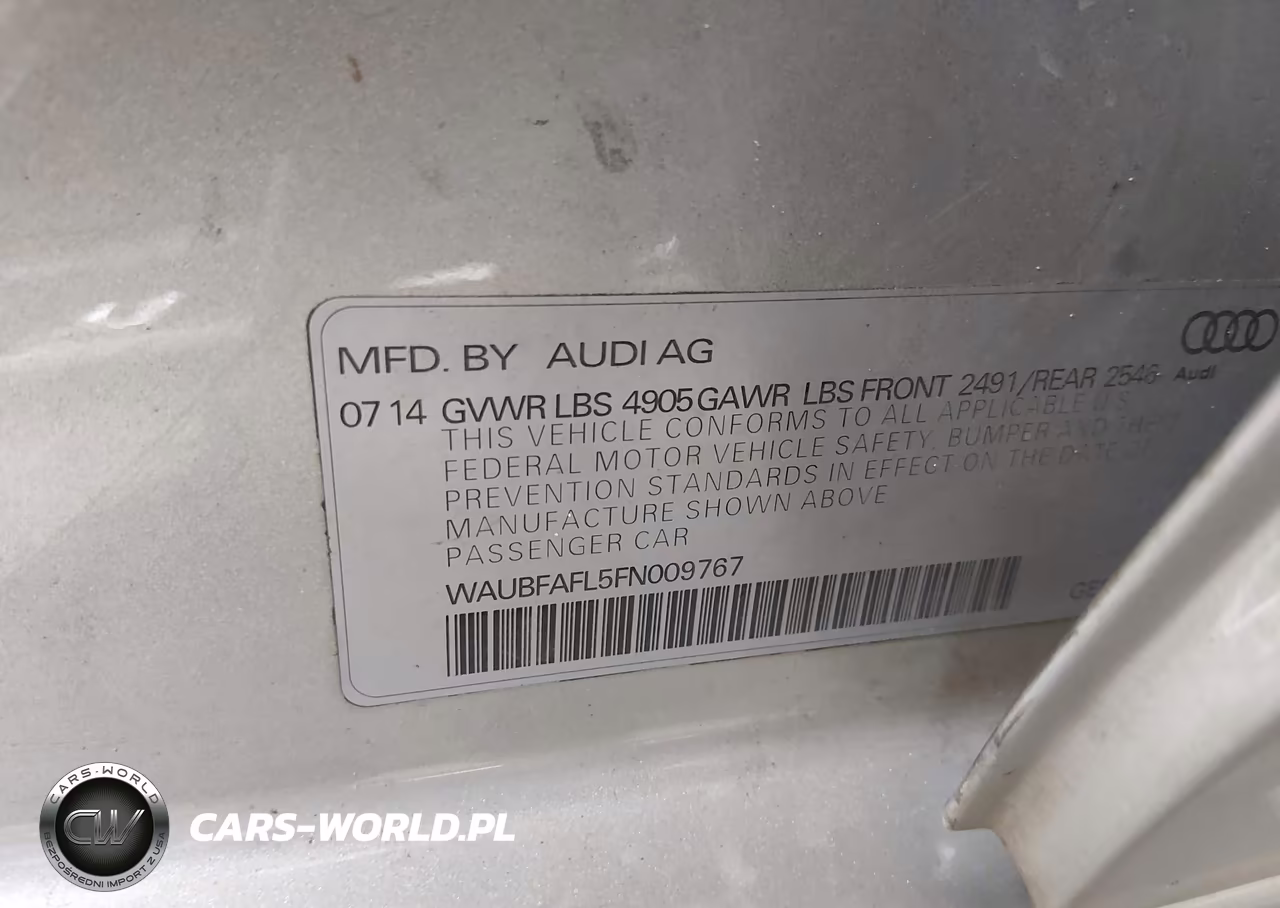 2015 Audi A4 2.0T Premium VIN:WAUBFAFL5FN009767 - 9