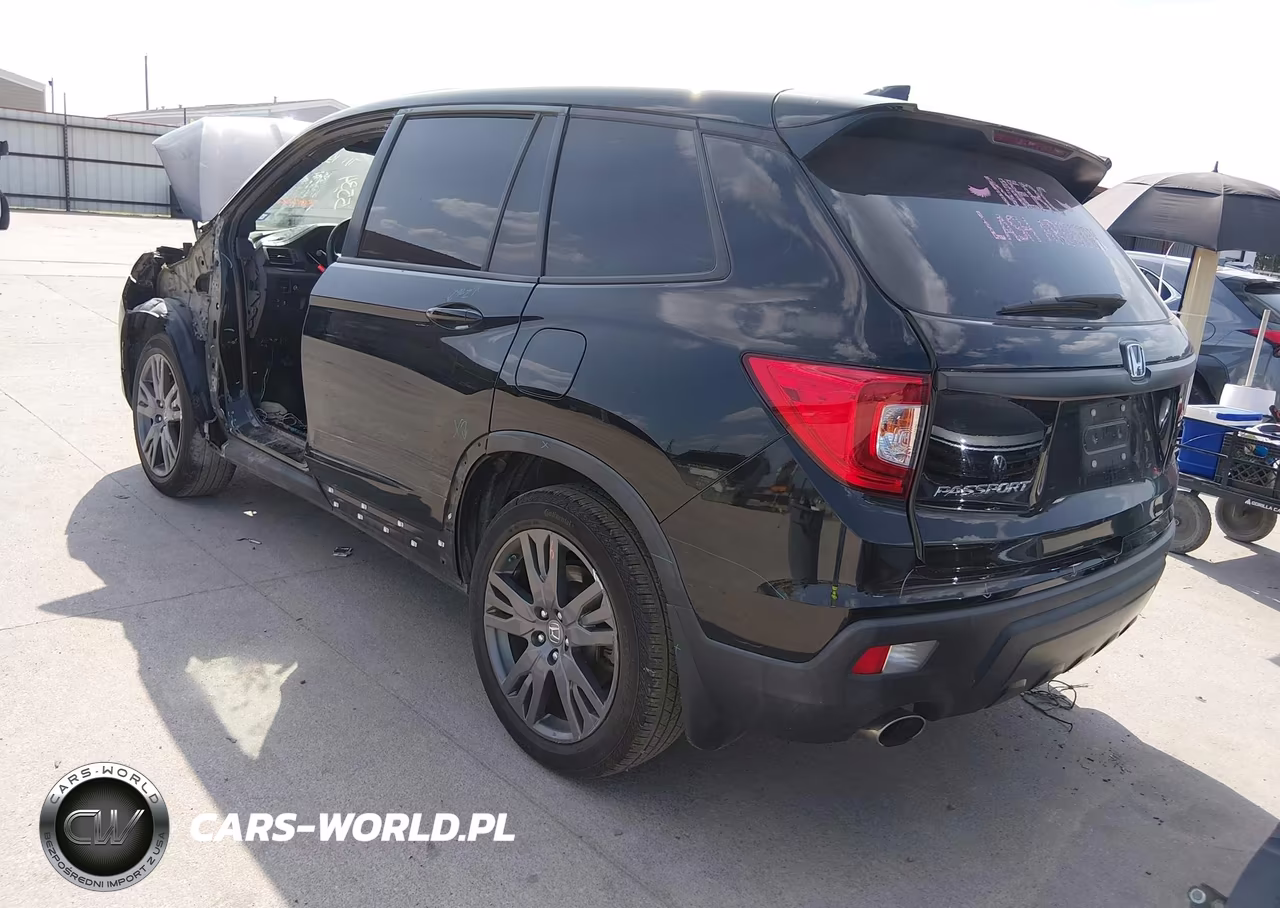2021 Honda Passport 2Wd Ex-L VIN:5FNYF7H59MB015534 - 3