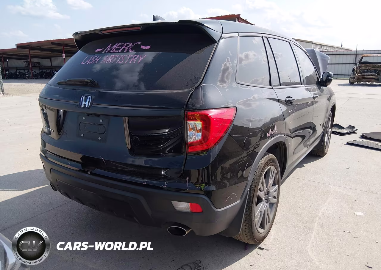 2021 Honda Passport 2Wd Ex-L VIN:5FNYF7H59MB015534 - 4