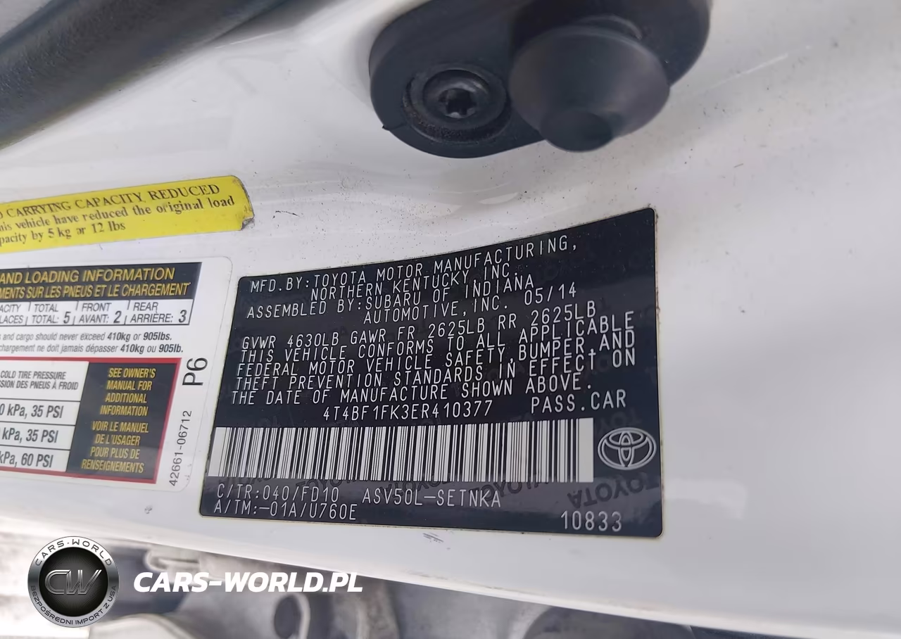 2014 Toyota Camry Le VIN:4T4BF1FK3ER410377 - 9