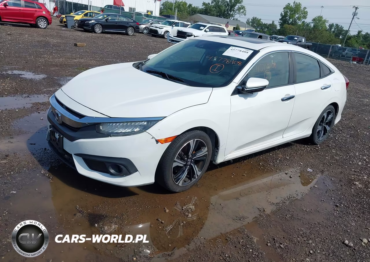 2017 Honda Civic Touring VIN:2HGFC1F96HH639182 - 2