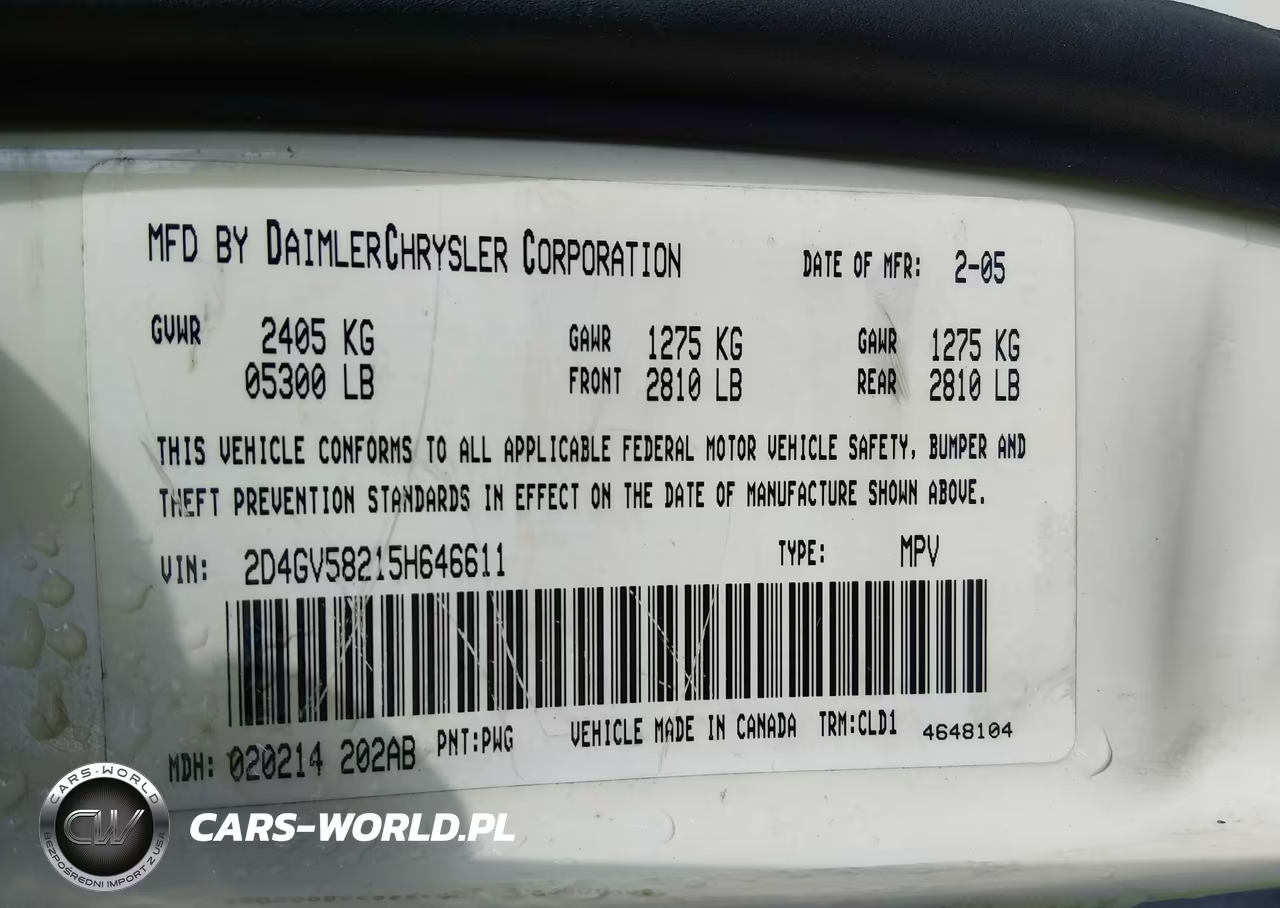 2005 Dodge Magnum Rt VIN:2D4GV58215H646611 - 9