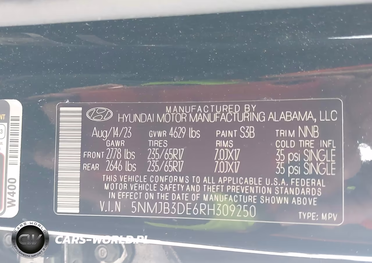 2024 Hyundai Tucson Sel VIN:5NMJB3DE6RH309250 - 9