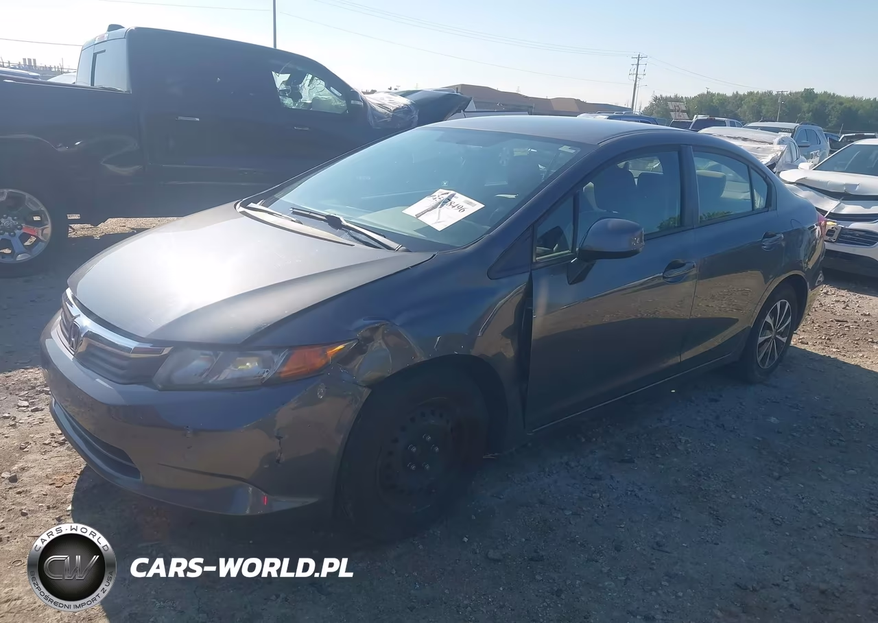 2012 Honda Civic Lx VIN:19XFB2F53CE098388 - 2