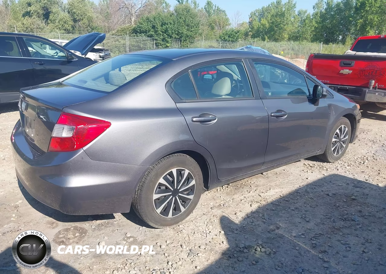 2012 Honda Civic Lx VIN:19XFB2F53CE098388 - 4