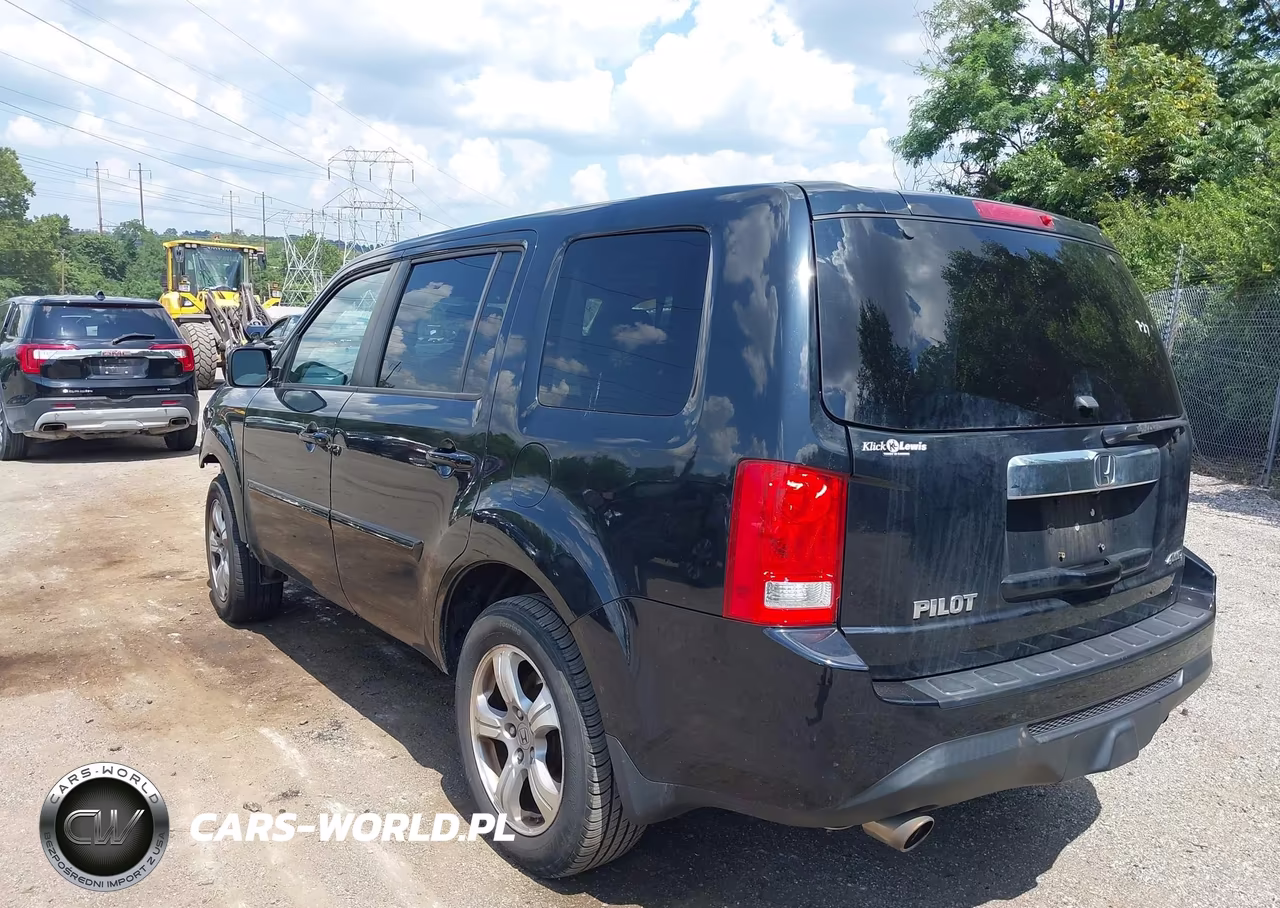 2014 Honda Pilot Ex-L VIN:5FNYF4H63EB036467 - 3