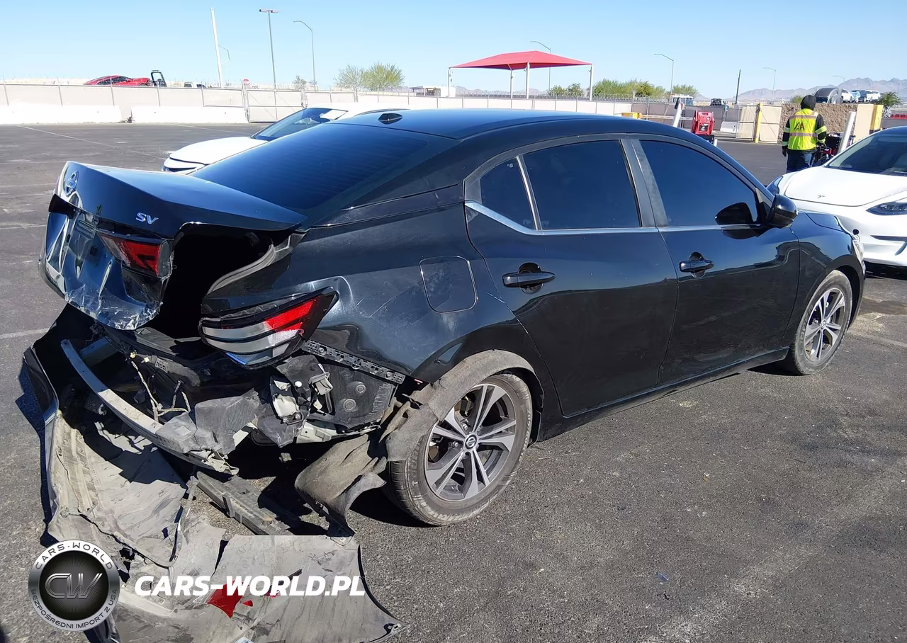 2021 Nissan Sentra Sv Xtronic Cvt VIN:3N1AB8CVXMY254737 - 4