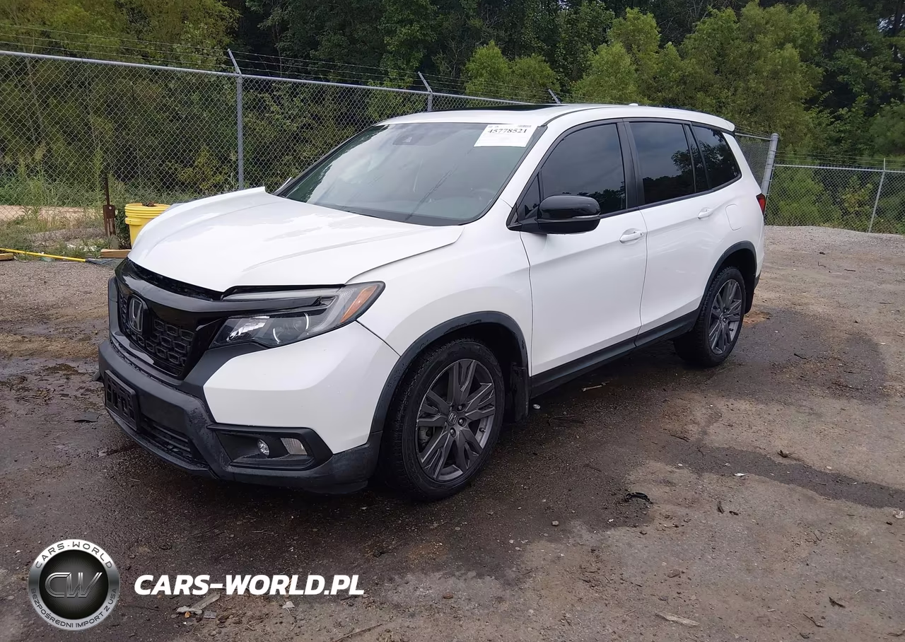 2021 Honda Passport 2Wd Ex-L VIN:5FNYF7H53MB012161 - 2
