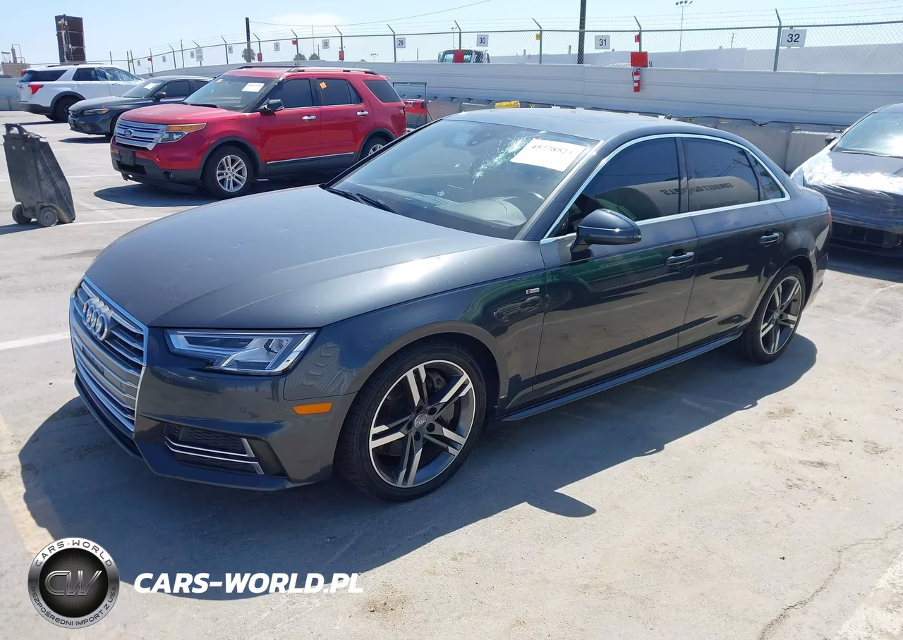 2018 Audi A4 2.0T Premium-2.0T Tech Premium VIN:WAUENAF48JN017976 - 2