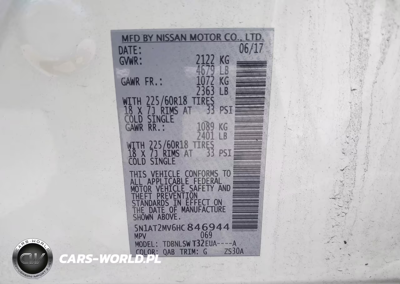 2017 Nissan Rogue Sl VIN:5N1AT2MV6HC846944 - 9