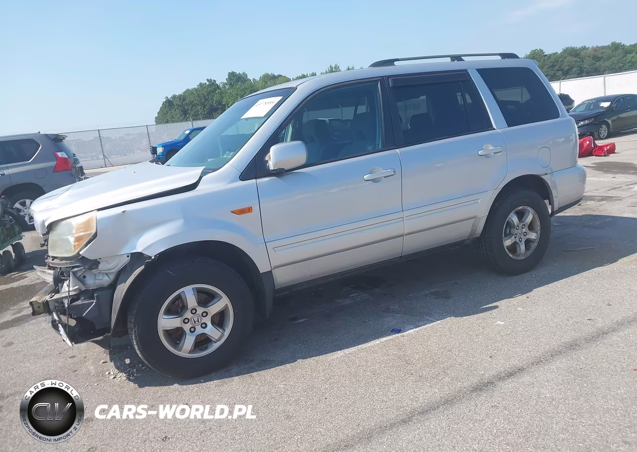 2006 Honda Pilot Ex VIN:2HKYF18476H527625 - 2