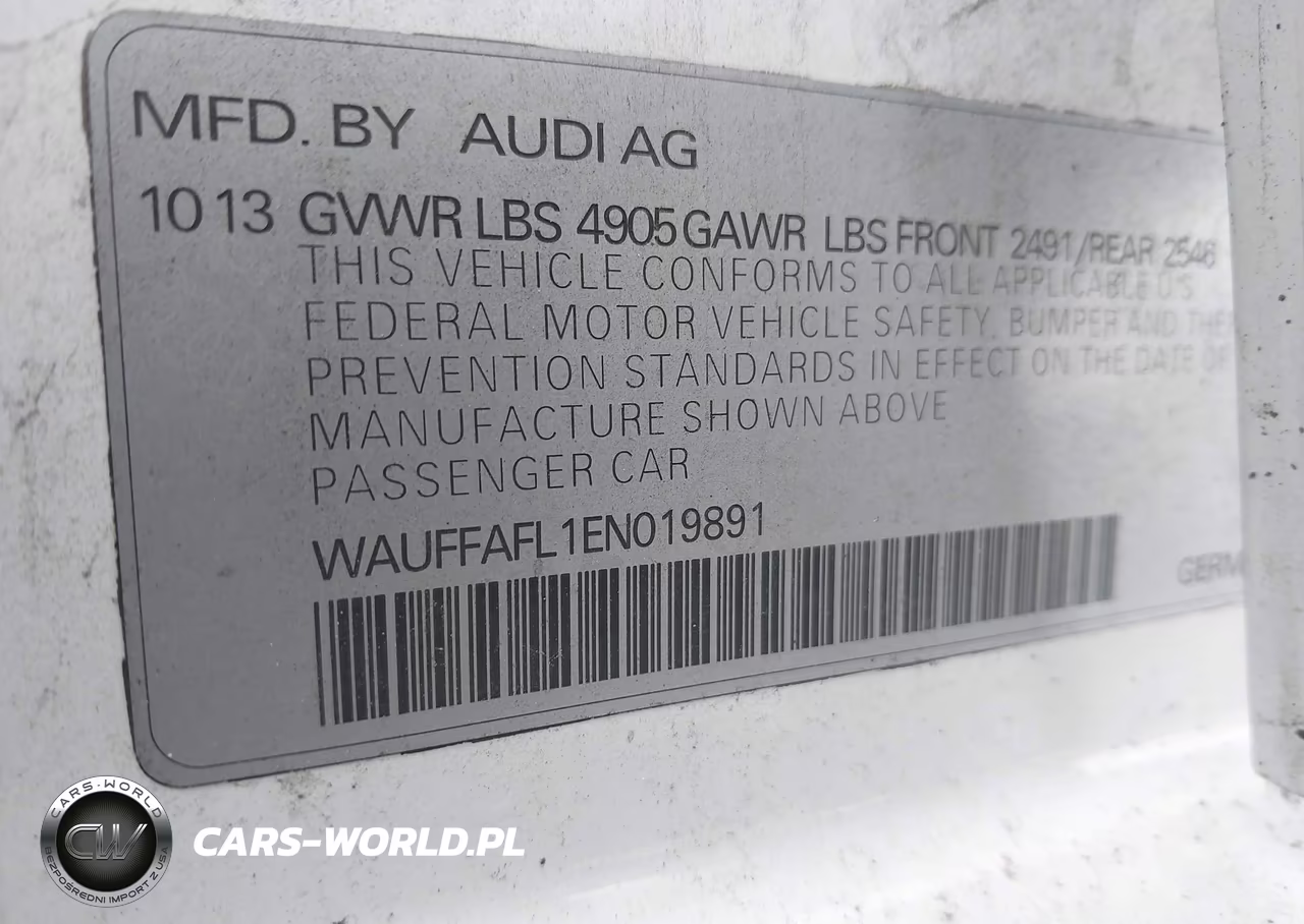 2014 Audi A4 2.0T Premium VIN:WAUFFAFL1EN019891 - 9