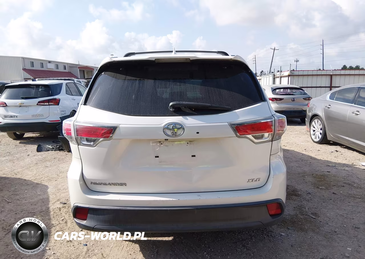 2014 Toyota Highlander Xle V6 VIN:5TDKKRFH5ES025467 - 17
