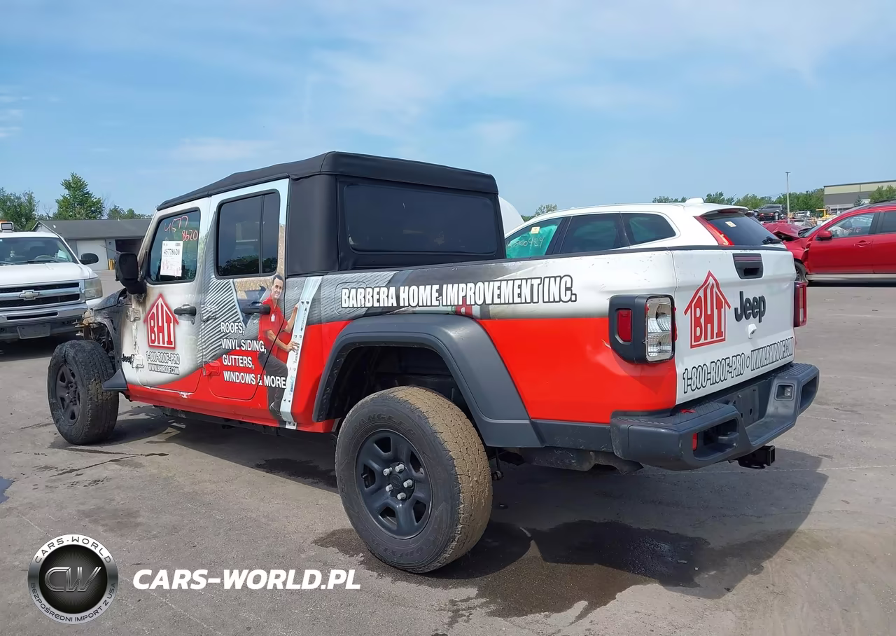 2021 Jeep Gladiator Sport 4X4 VIN:1C6HJTAG9ML525163 - 3