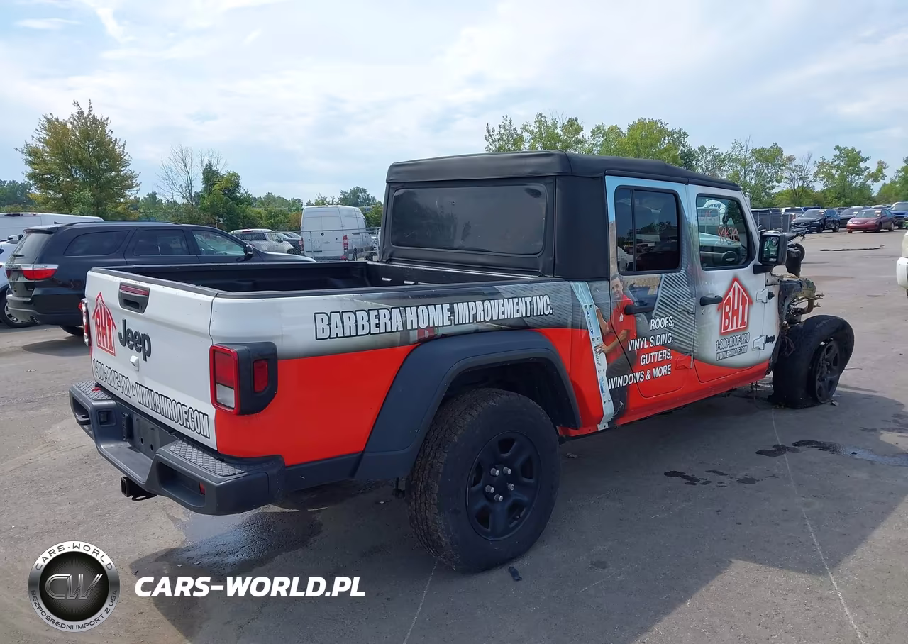 2021 Jeep Gladiator Sport 4X4 VIN:1C6HJTAG9ML525163 - 4