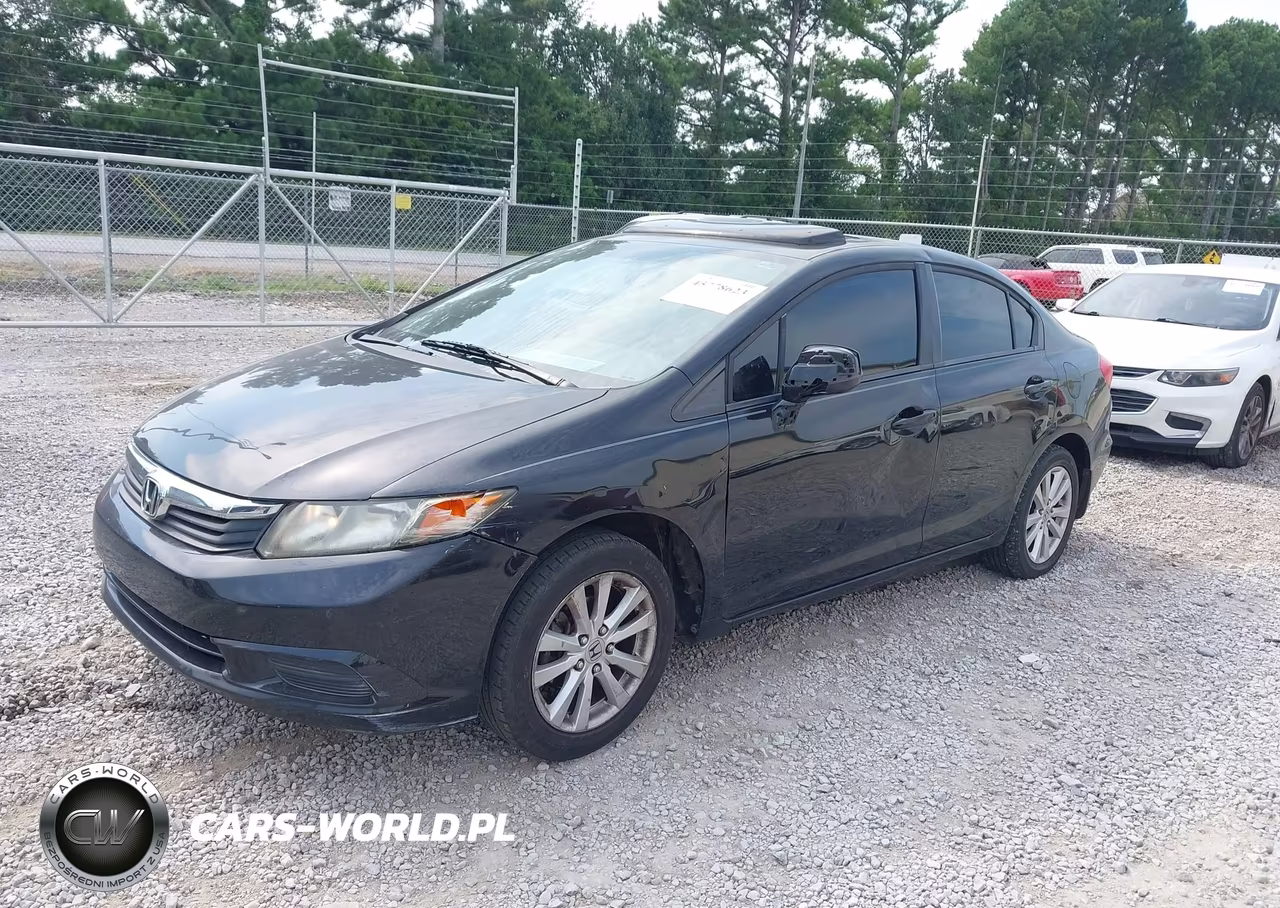 2012 Honda Civic Ex VIN:19XFB2F88CE050055 - 2