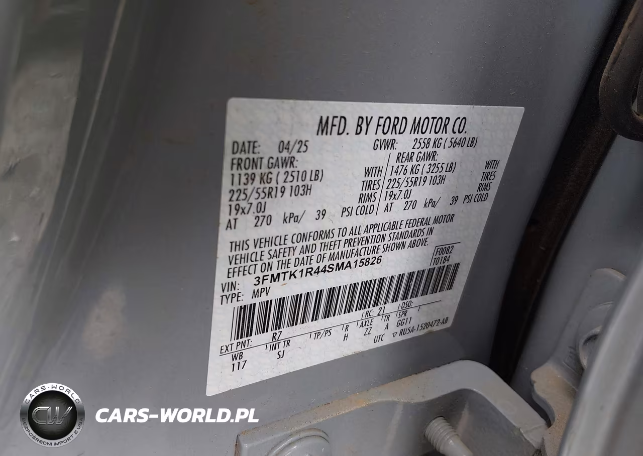 2025 Ford Mustang Mach-E Select VIN:3FMTK1R44SMA15826 - 9
