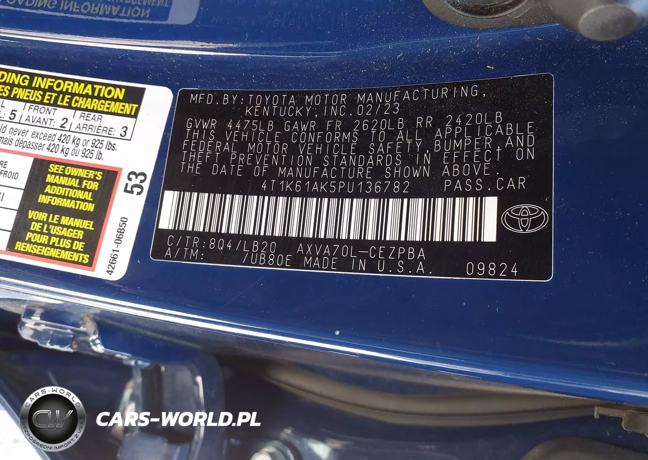 2023 Toyota Camry Xse VIN:4T1K61AK5PU136782 - 9