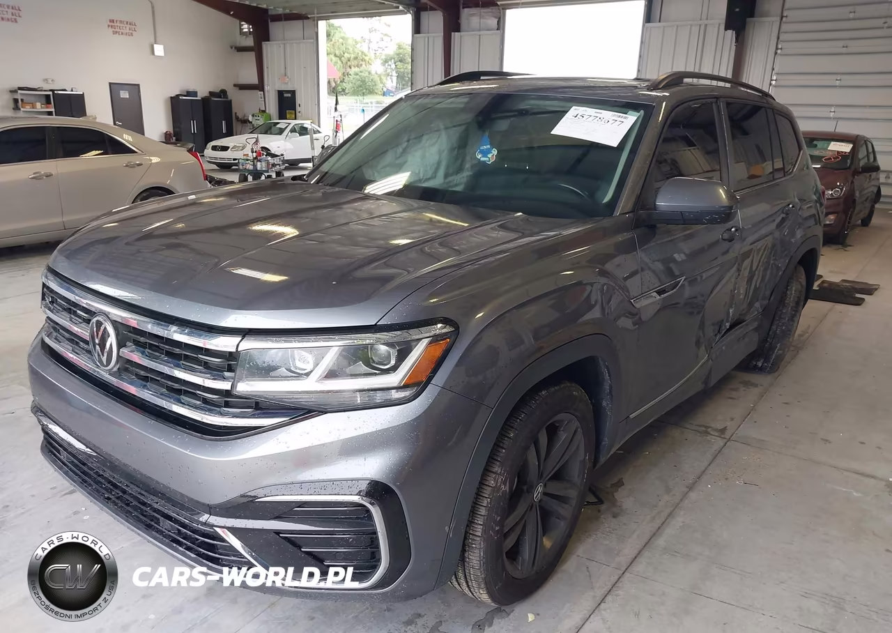 2021 Volkswagen Atlas 3.6L V6 Se W-Technology R-Line VIN:1V2PR2CA7MC584176 - 2