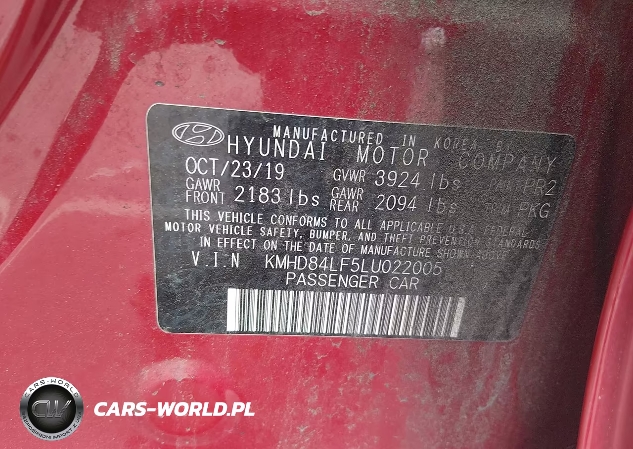 2020 Hyundai Elantra Value Edition VIN:KMHD84LF5LU022005 - 9