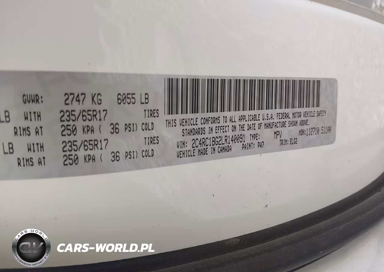 2020 Chrysler Pacifica Touring L VIN:2C4RC1BG2LR140091 - 9