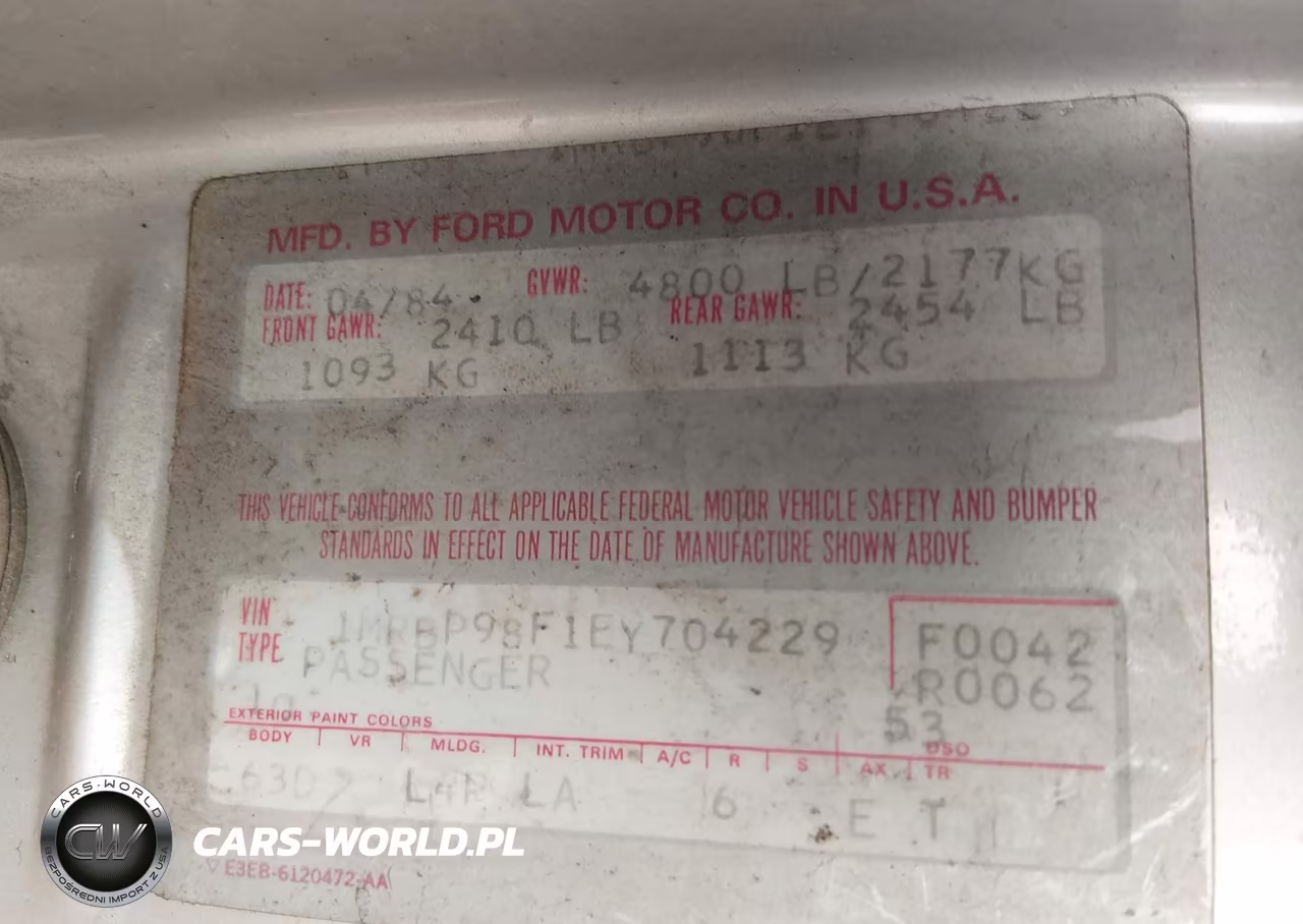 1984 Lincoln Mark Vii VIN:1MRBP98F1EY704229 - 9