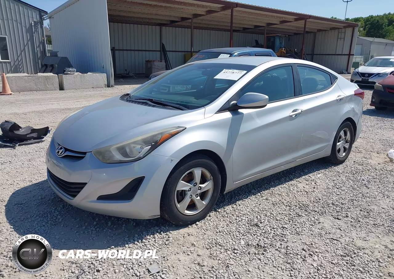 2014 Hyundai Elantra Se VIN:5NPDH4AE9EH516766 - 2