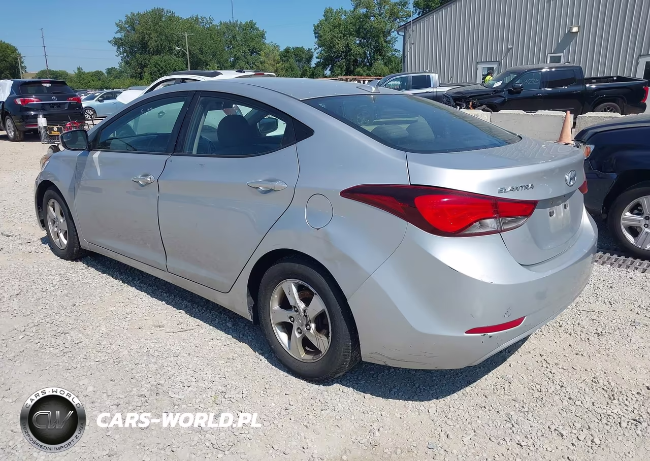 2014 Hyundai Elantra Se VIN:5NPDH4AE9EH516766 - 3