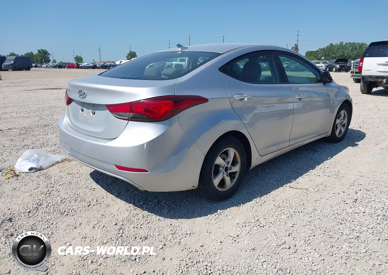 2014 Hyundai Elantra Se VIN:5NPDH4AE9EH516766 - 4