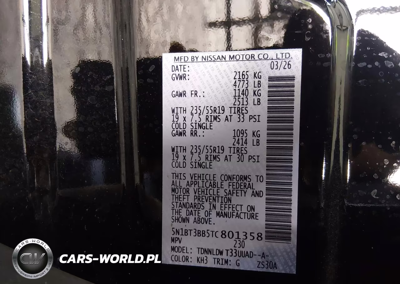 2026 Nissan Rogue Dark Armor VIN:5N1BT3BB5TC801358 - 9