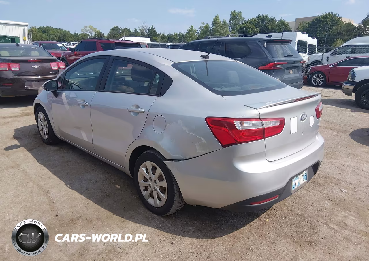 2014 Kia Rio Lx VIN:KNADM4A37E6400600 - 3