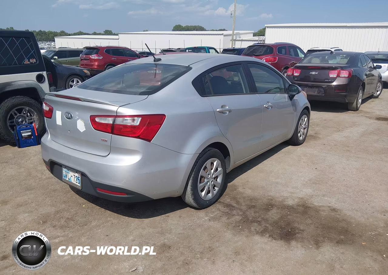 2014 Kia Rio Lx VIN:KNADM4A37E6400600 - 4