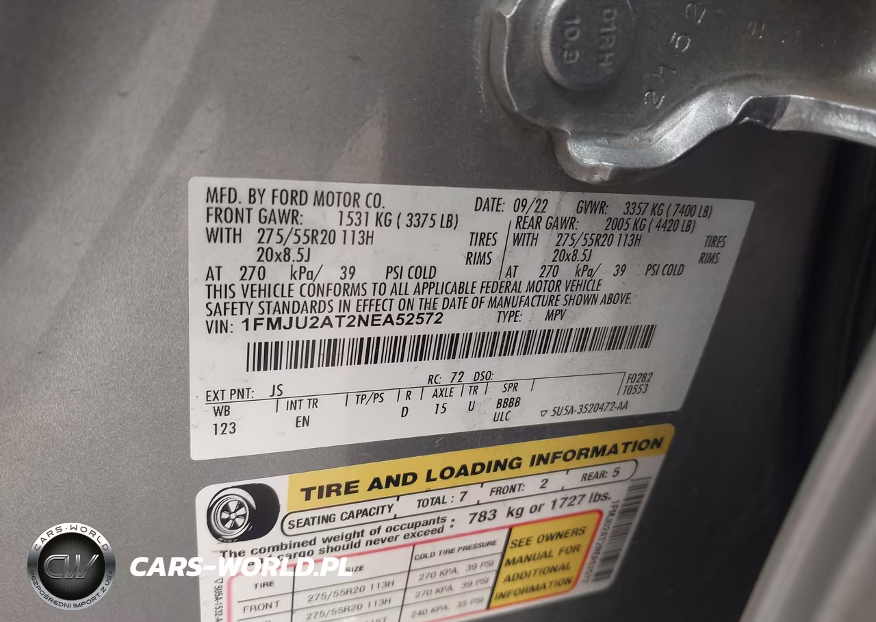 2022 Ford Expedition Limited VIN:1FMJU2AT2NEA52572 - 9