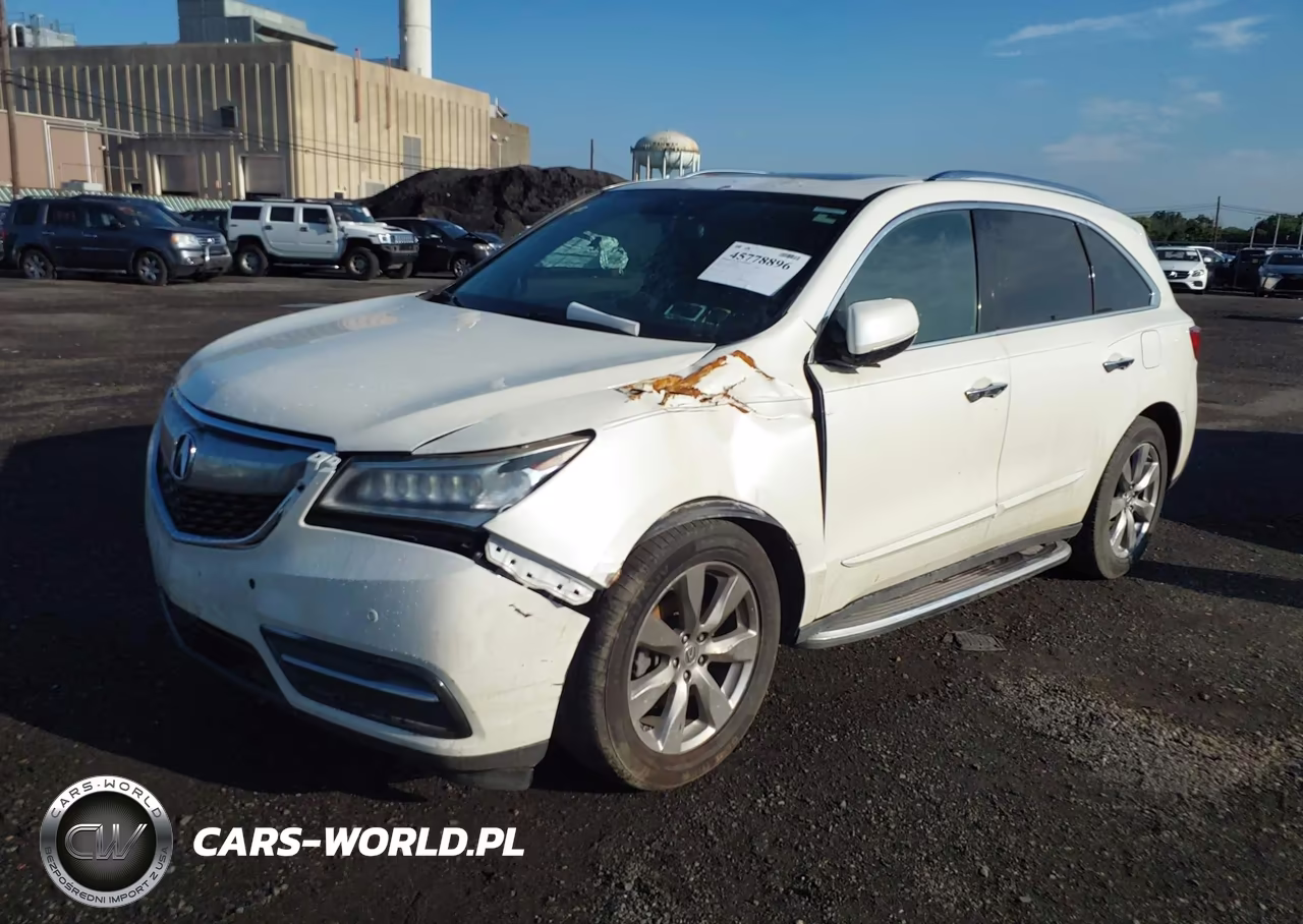 2014 Acura Mdx Advance Pkg W-Entertainment Pkg VIN:5FRYD4H8XEB005755 - 6
