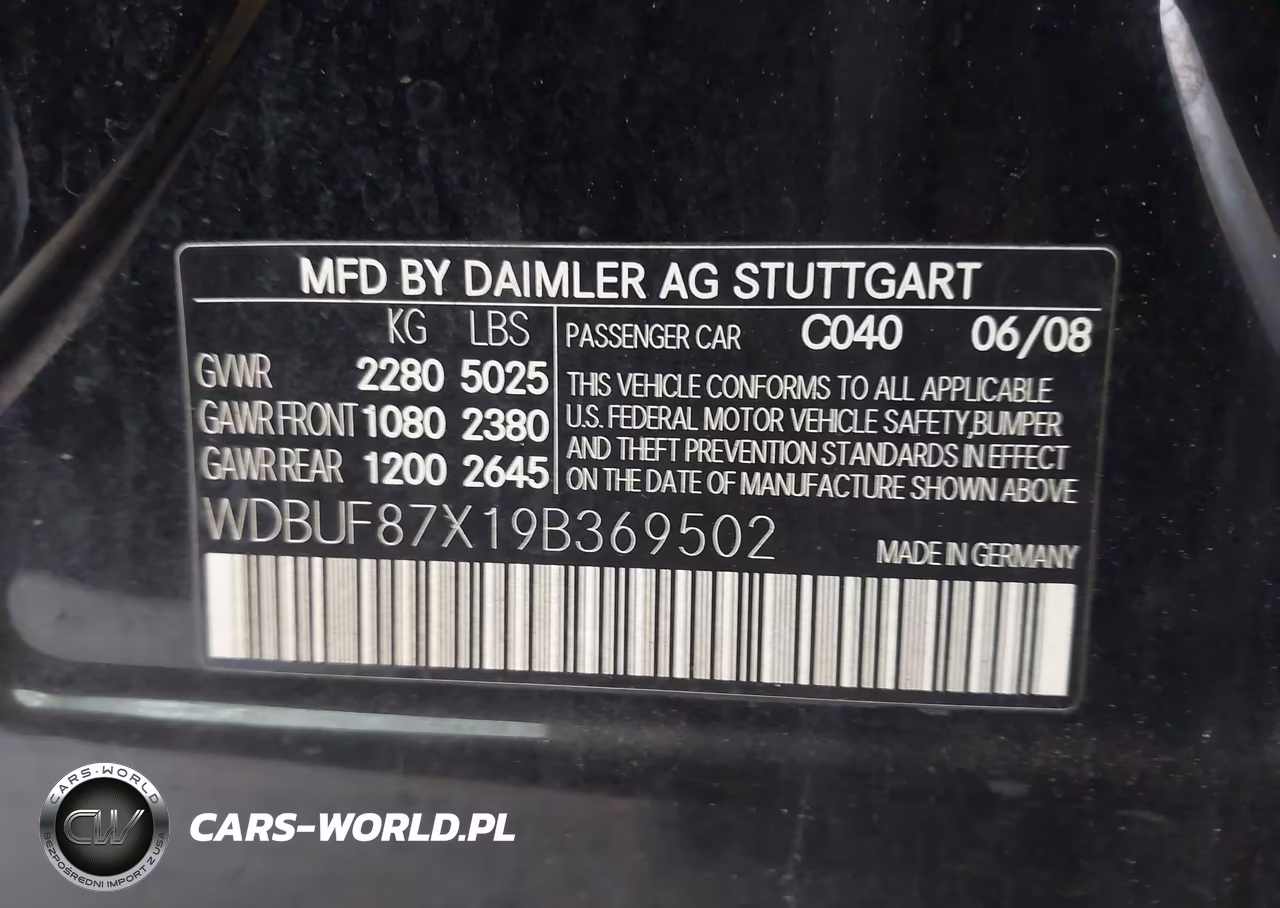 2009 Mercedes-Benz E 350 4Matic VIN:WDBUF87X19B369502 - 9