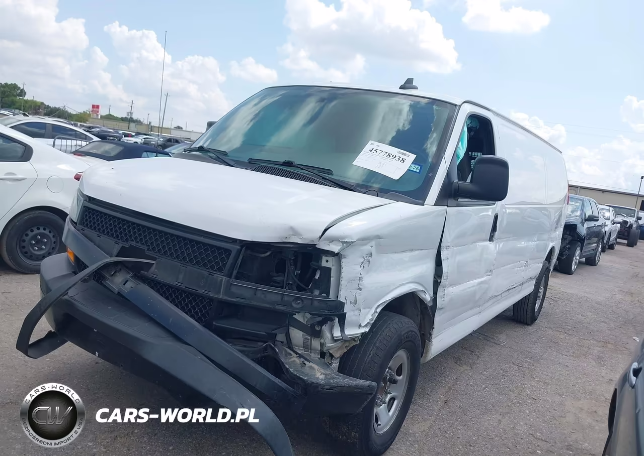 2021 Chevrolet Express Cargo Rwd 2500 Extended Wheelbase Wt VIN:1GCWGBFP7M1221150 - 2