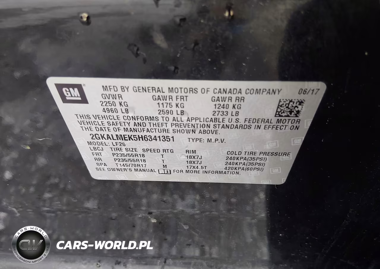 2017 GMC Terrain Sle-1 VIN:2GKALMEK5H6341351 - 9