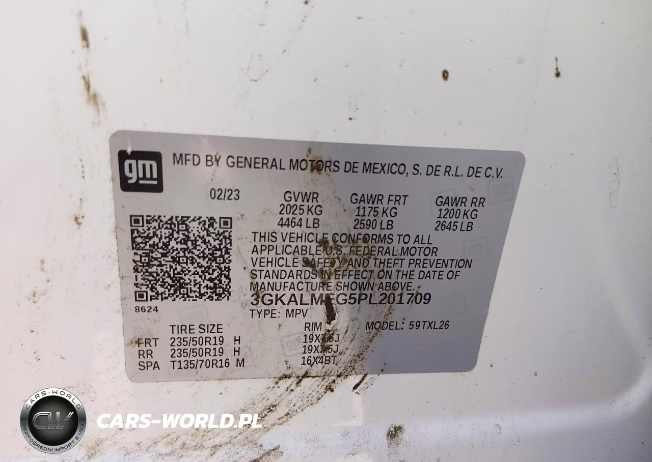 2023 GMC Terrain Fwd Sle VIN:3GKALMEG5PL201709 - 9