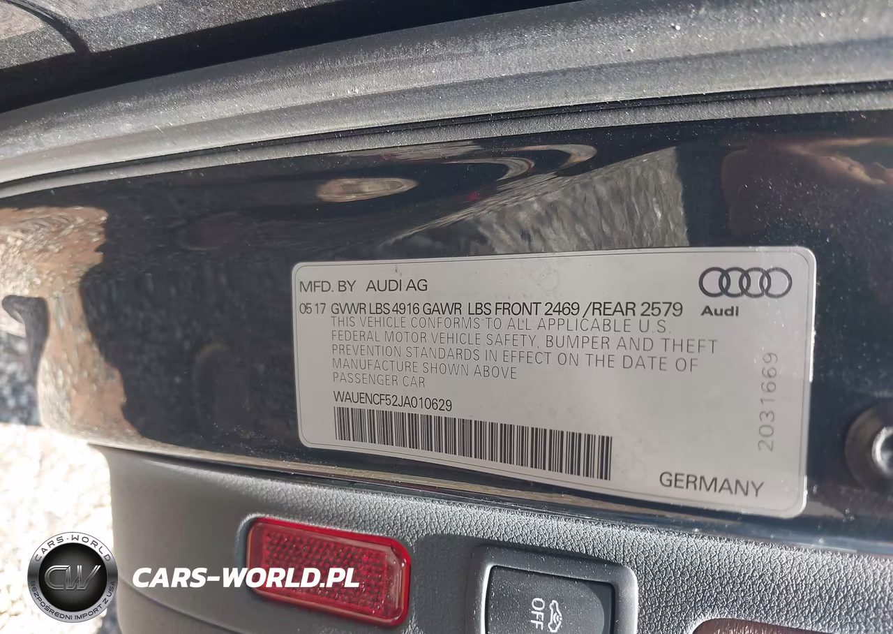 2018 Audi A5 2.0T Premium VIN:WAUENCF52JA010629 - 9