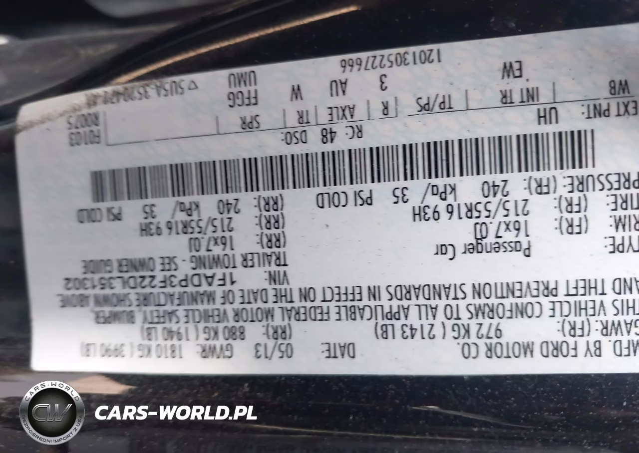 2013 Ford Focus Se VIN:1FADP3F22DL351302 - 9