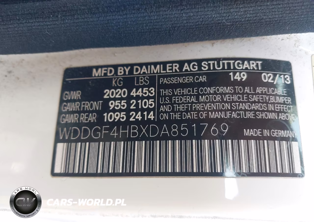 2013 Mercedes-Benz C 250 Sport VIN:WDDGF4HBXDA851769 - 9