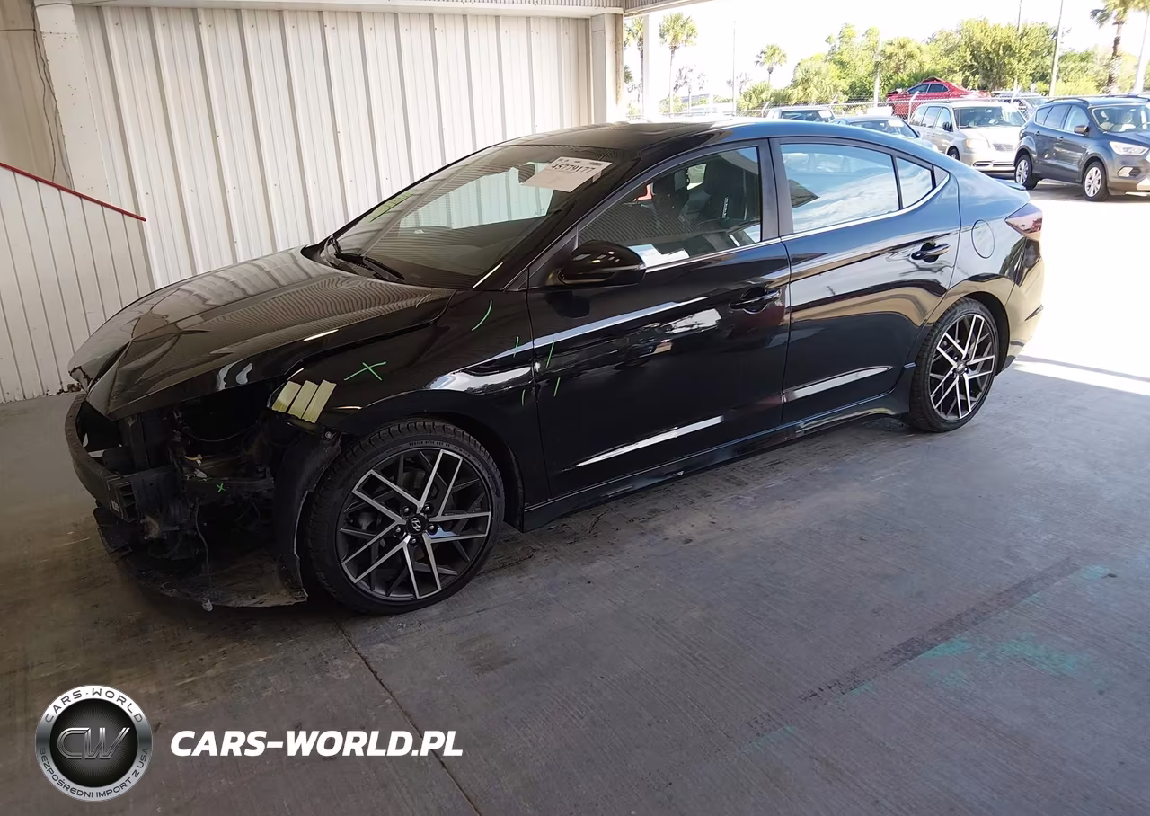 2020 Hyundai Elantra Sport VIN:KMHD04LB6LU994796 - 2