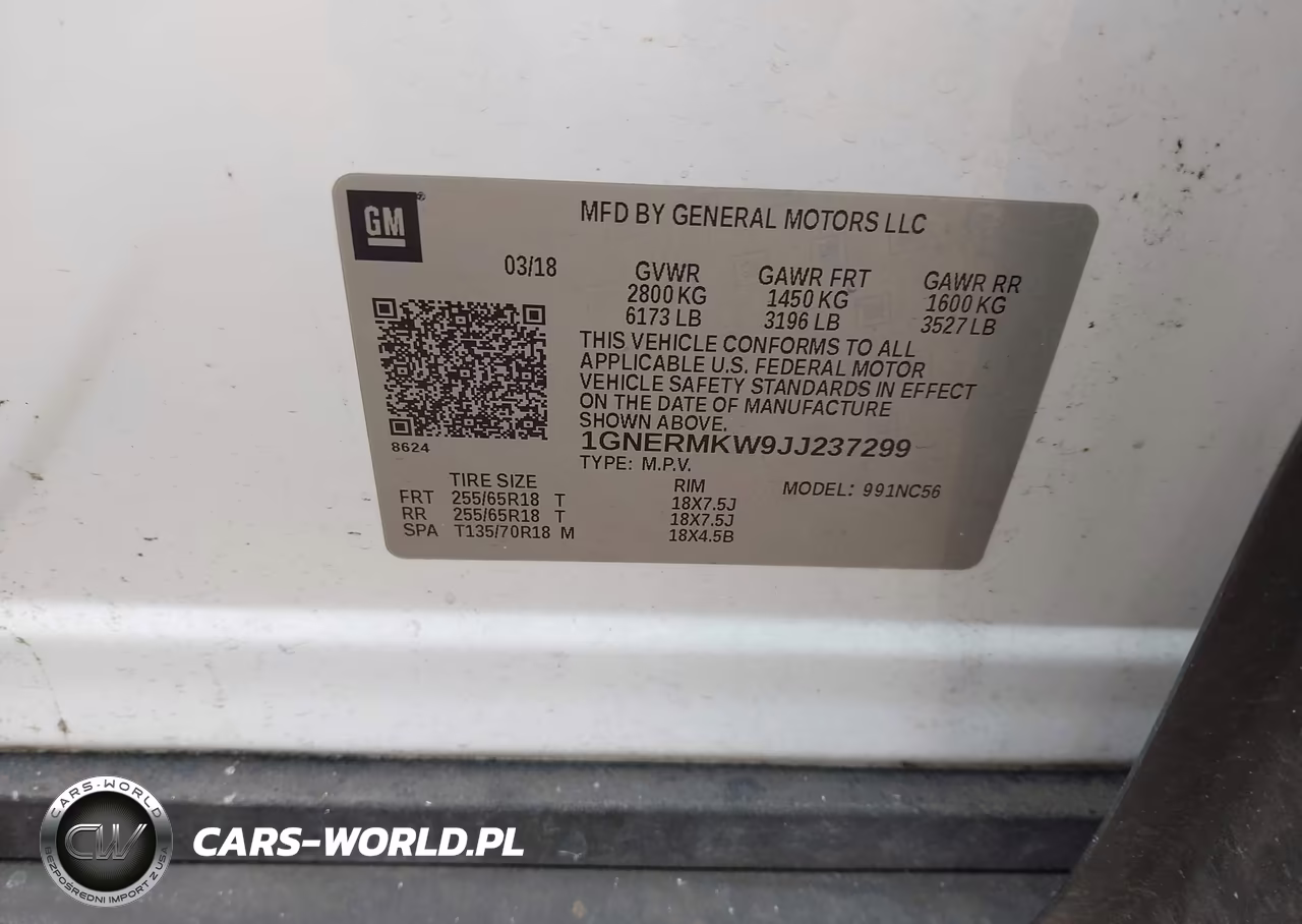 2018 Chevrolet Traverse Lt Cloth VIN:1GNERMKW9JJ237299 - 9