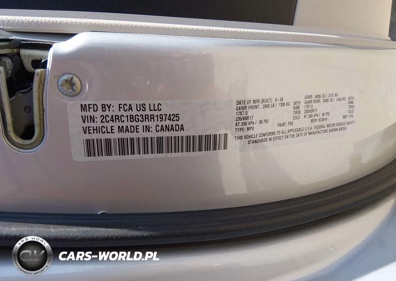 2024 Chrysler Pacifica Touring L VIN:2C4RC1BG3RR197425 - 9