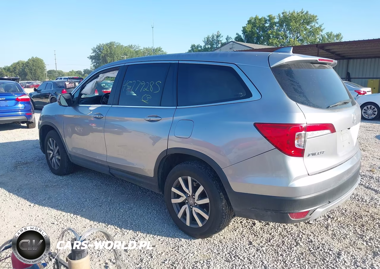 2020 Honda Pilot Awd Ex-L VIN:5FNYF6H54LB053178 - 3