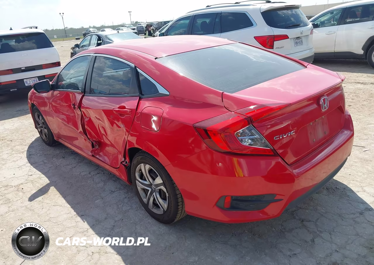 2018 Honda Civic Lx VIN:2HGFC2E5XJH504670 - 3